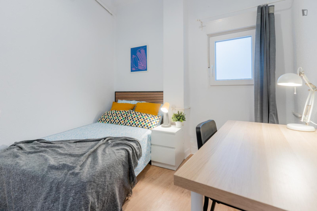 Attractive single bedroom in 8 bedroom apartment - Valence - chambre - ImmoJeune