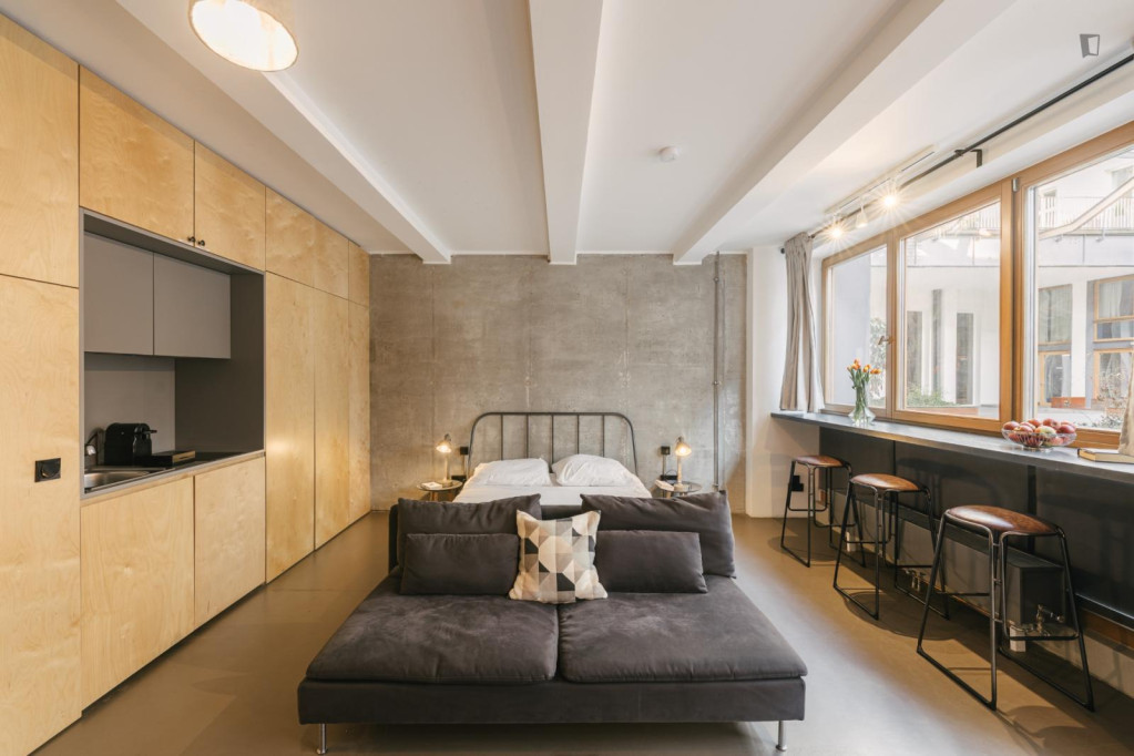 Lovely and modern studio in Mitte - Berlin - chambre - ImmoJeune