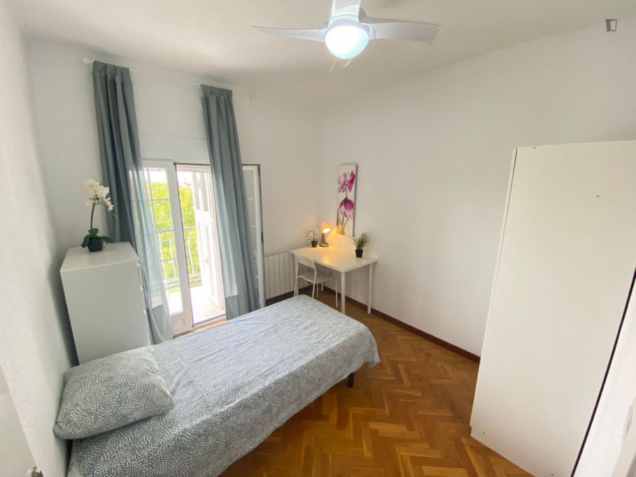 Single bedroom in a student flat, in Portazgo - Madrid - chambre - ImmoJeune