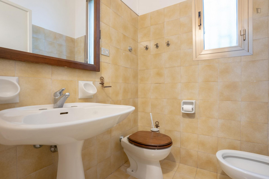Cool double bedroom in a 3-bedroom apartment near Bologna Rimesse train station