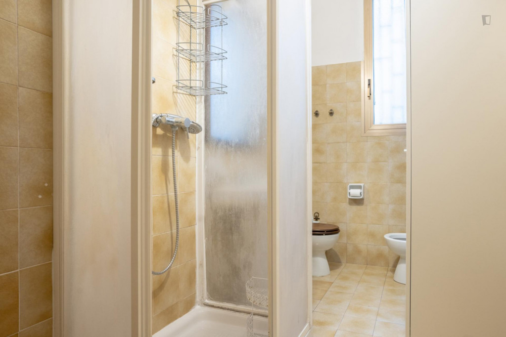 Cool double bedroom in a 3-bedroom apartment near Bologna Rimesse train station