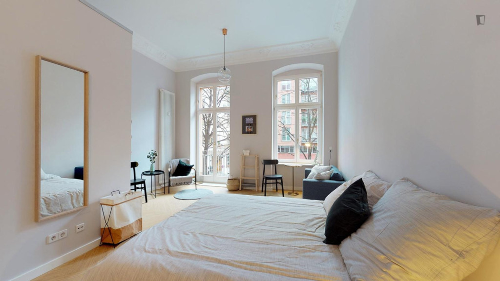 Neat studio near Rosenthaler Platz metro station - Berlin - chambre - ImmoJeune