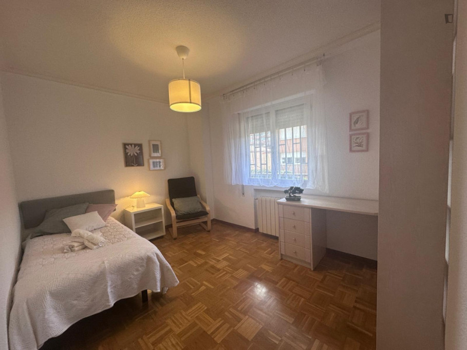 Nice Single bedroom in a 5 bedroom apartment - Madrid - chambre - ImmoJeune