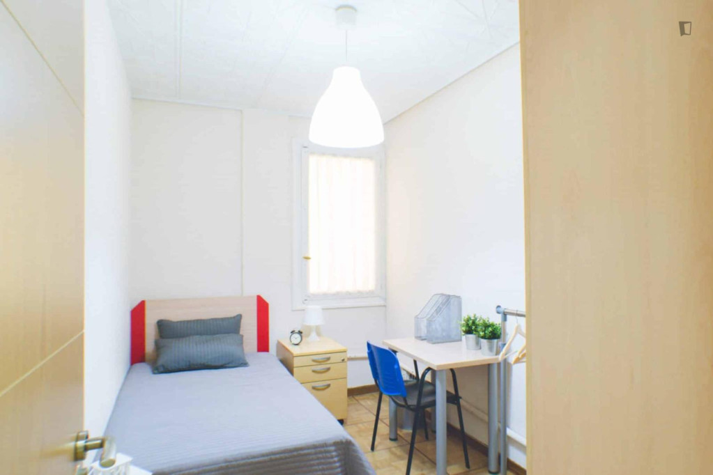 Neat single bedroom in in Pacifico - Madrid - chambre - ImmoJeune