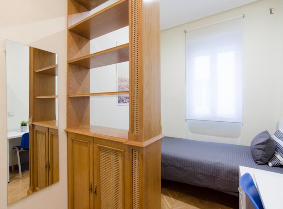 Restful single bedroom in Gaztambide - Madrid - chambre - ImmoJeune