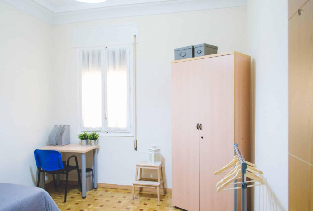 Bright single bedroom in Pacifico - Madrid - chambre - ImmoJeune
