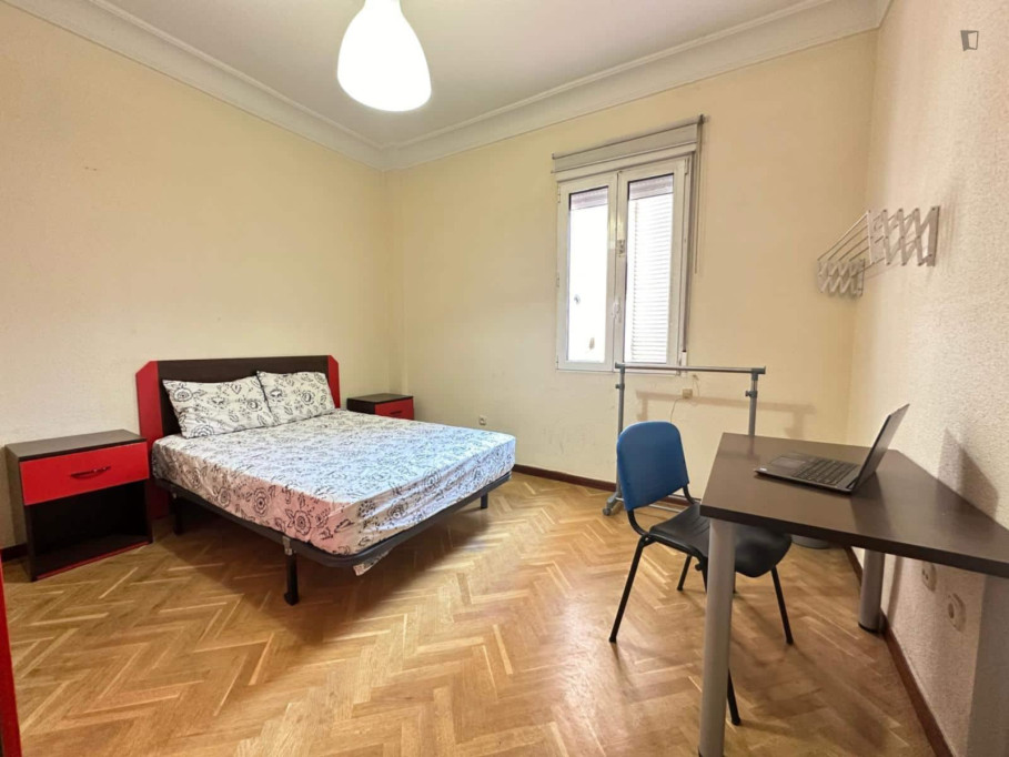 Bright double bedroom in Pacifico - Madrid - chambre - ImmoJeune