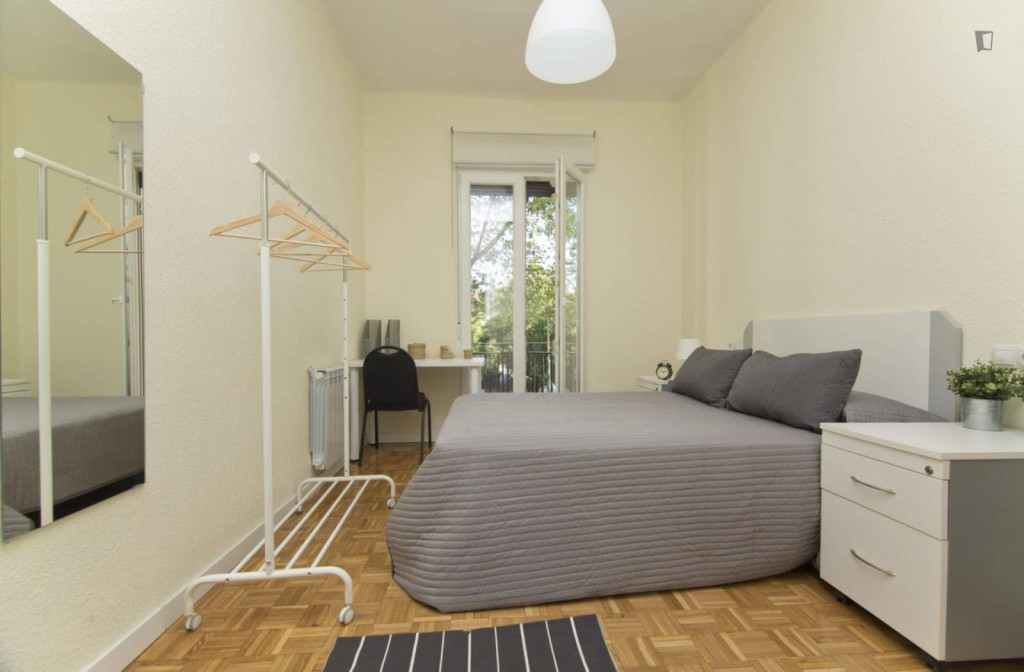 Appealing double bedroom in Acacias - Madrid - chambre - ImmoJeune