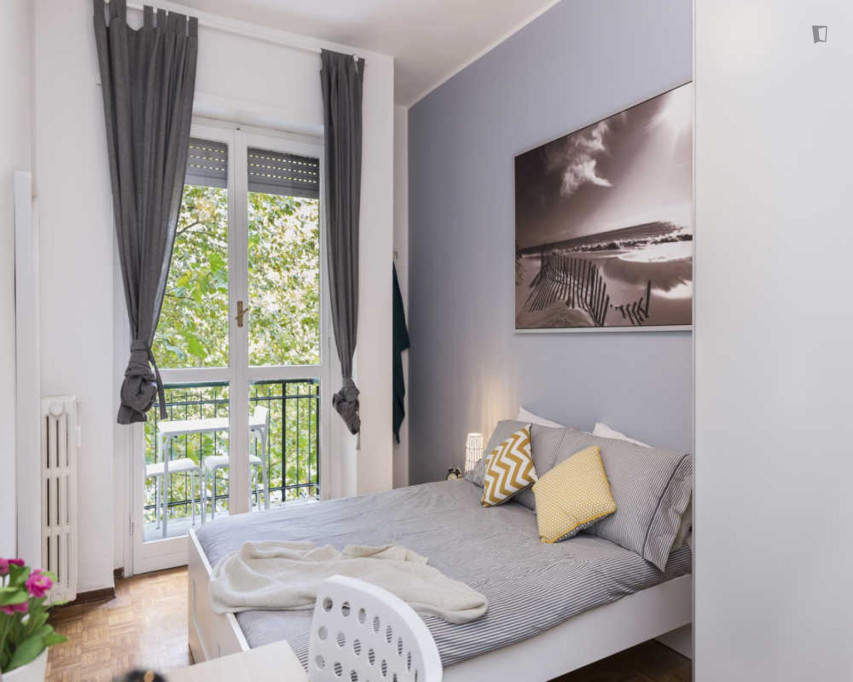 Cute double bedroom in Cesano Boscone - Milan - chambre - ImmoJeune