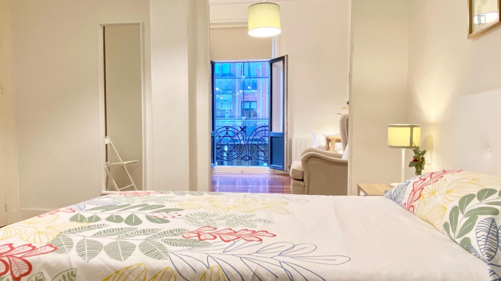 Single bedroom in a 5-bedroom apartment near Abando metro station - Bilbao - chambre - ImmoJeune