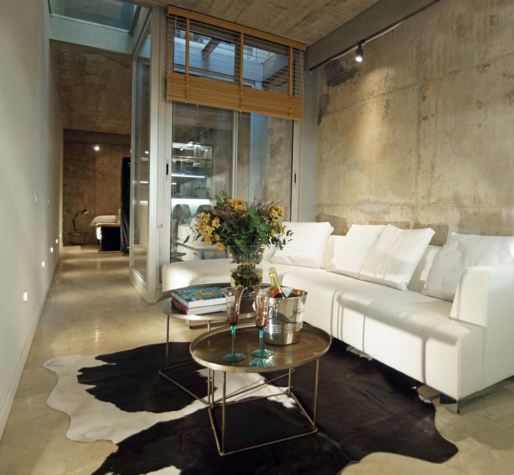1-bedroom apartment, with outdoor area