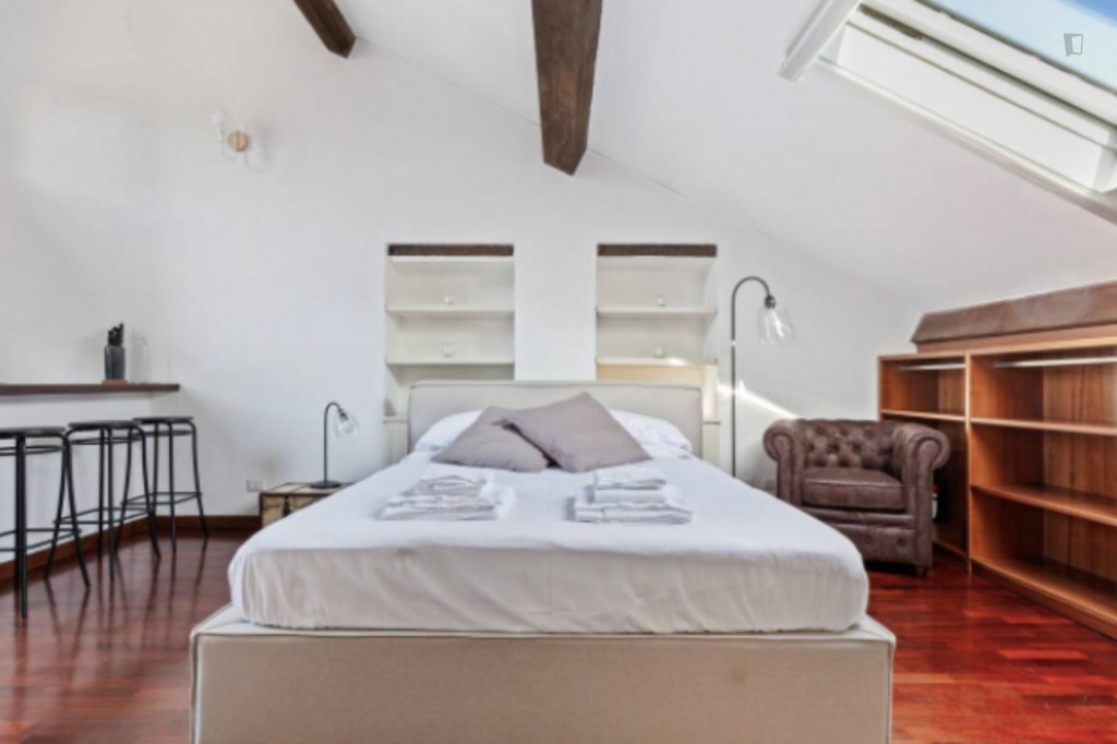 Snug studio near Moscova metro station