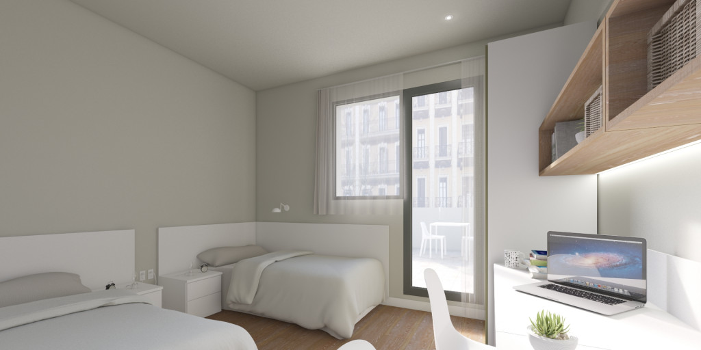 The Loft Town - Barcelone - chambre - ImmoJeune