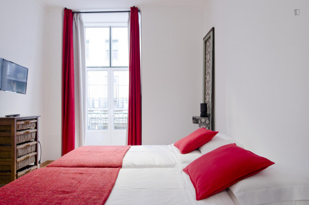 Elegant studio-apartment in dynamic Baixa de Lisboa - Lisbonne - chambre - ImmoJeune