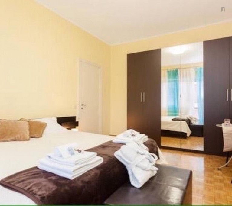 Marvellous 2-bedroom apartment, with outdoor area, in Aurelio - Rome - chambre - ImmoJeune