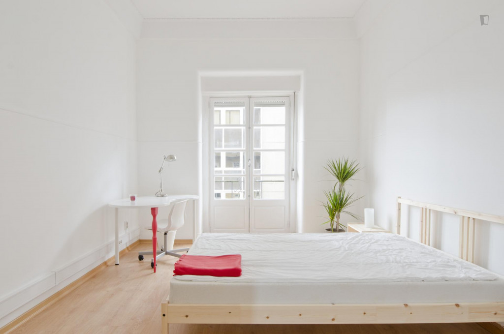 Elegant double bedroom in Saldanha - Lisbonne - chambre - ImmoJeune