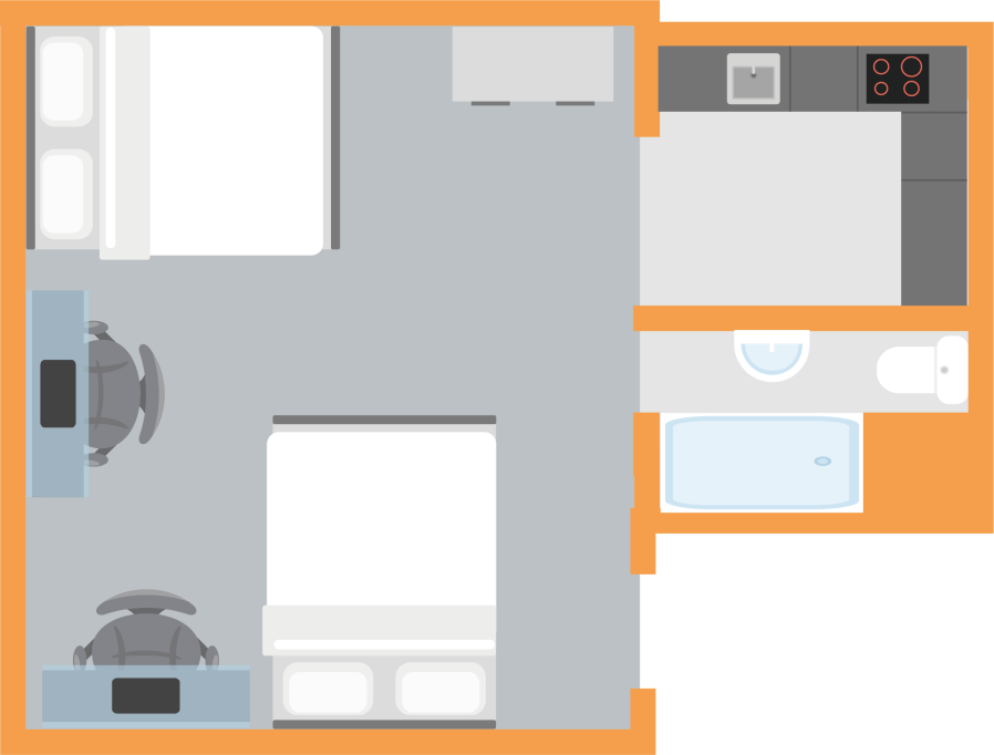 Bloomsbury Janet Poole House - London - chambre - ImmoJeune