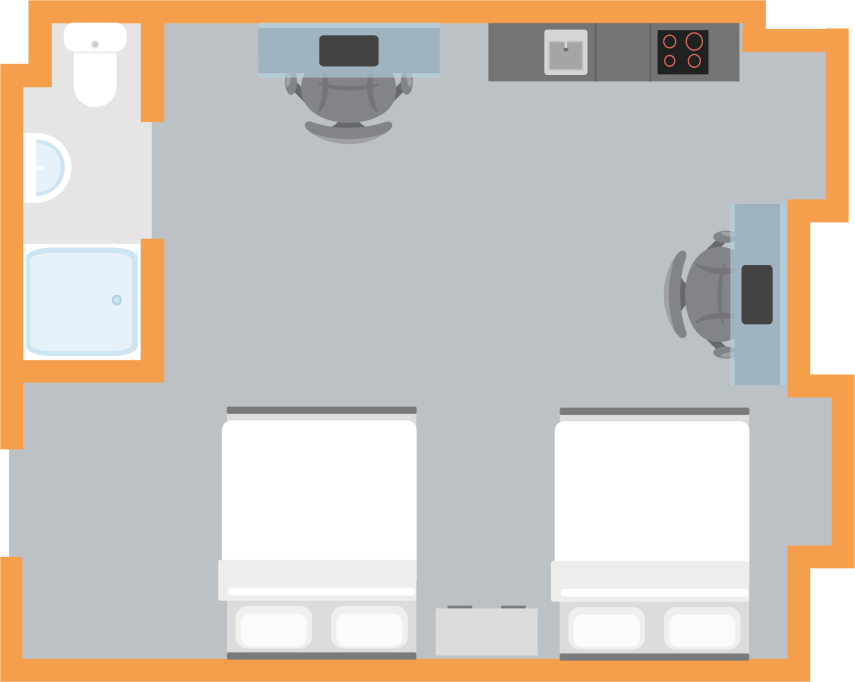 Bloomsbury Janet Poole House - London - chambre - ImmoJeune