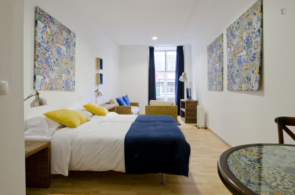 Fantastic studio-apartment in vibrant Baixa de Lisboa - Lisbonne - chambre - ImmoJeune