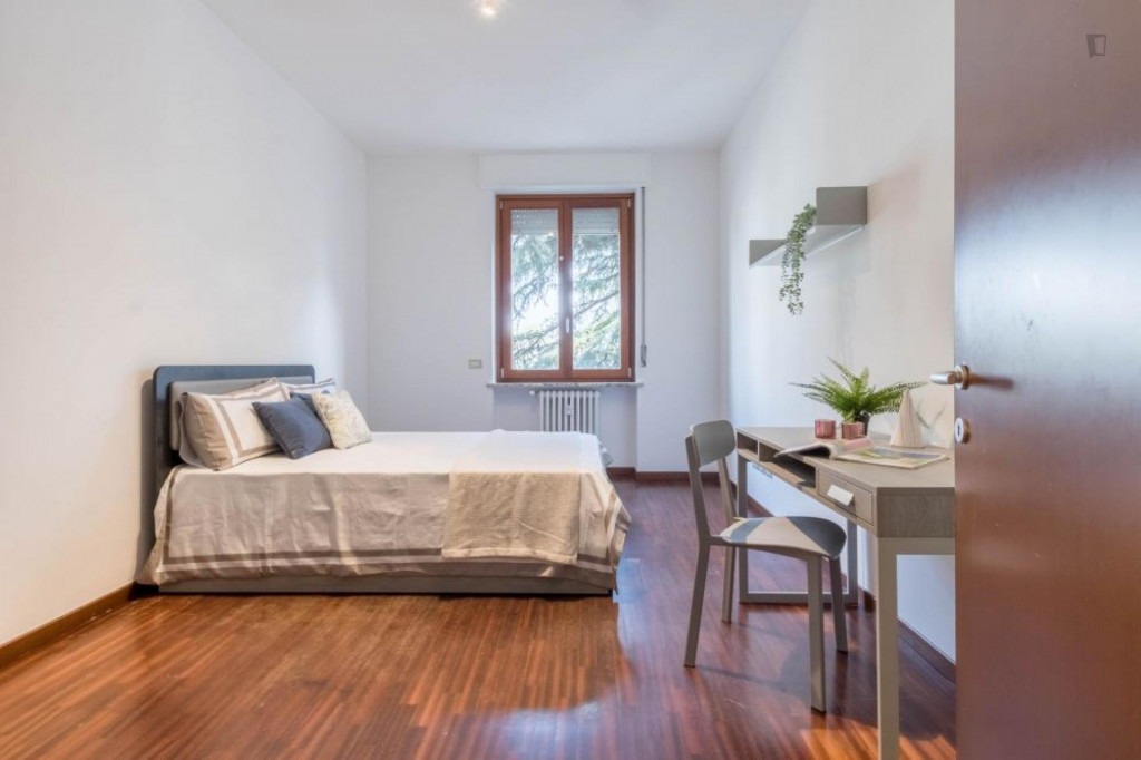 Pleasant double bedroom in Ponte Seveso - Milan - chambre - ImmoJeune