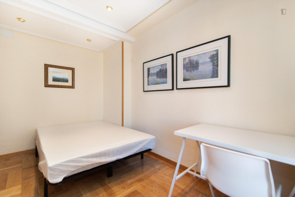 Single bedroom in a 6-bedroom, in Gaztambide - Madrid - chambre - ImmoJeune