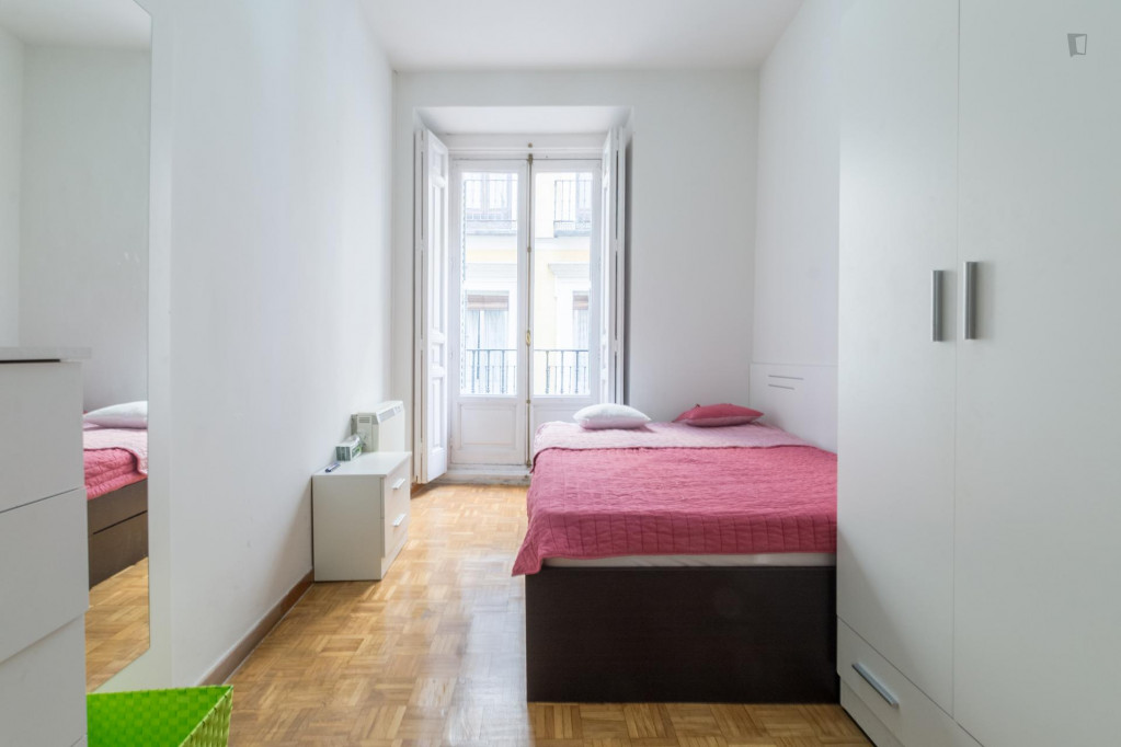 Very nice double bedroom near the Gran Vía metro - Madrid - chambre - ImmoJeune