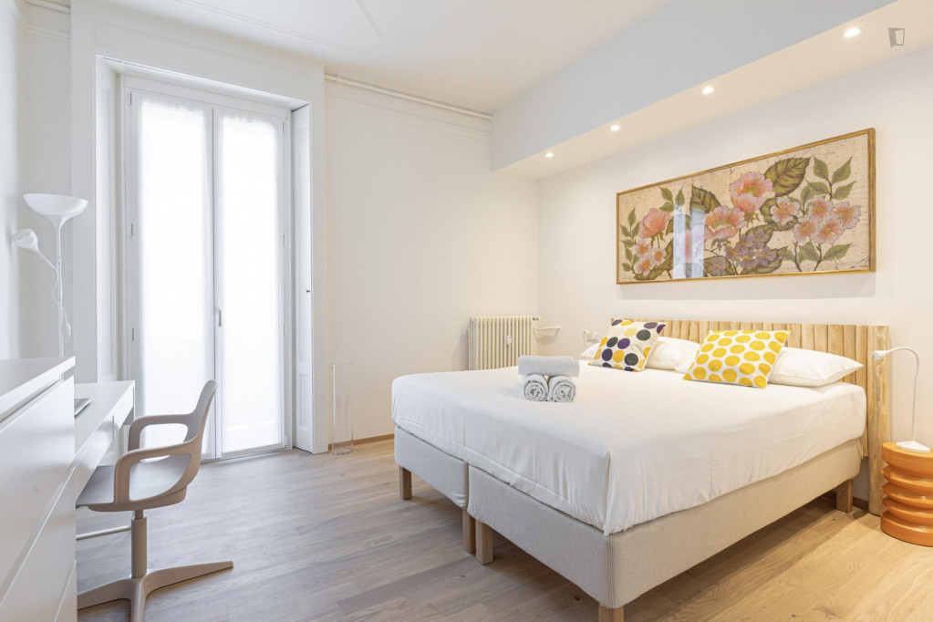 Bright 1-bedroom apartment near Crocetta M3 - Milan - chambre - ImmoJeune