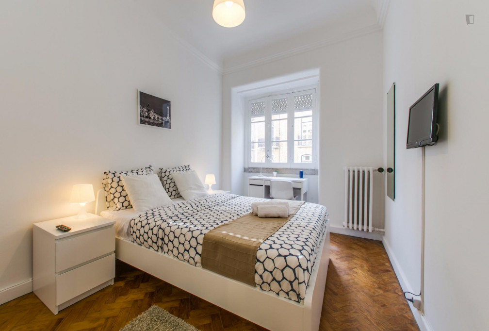 Sublime double bedroom in a student flat, in Picoas - Lisbonne - chambre - ImmoJeune