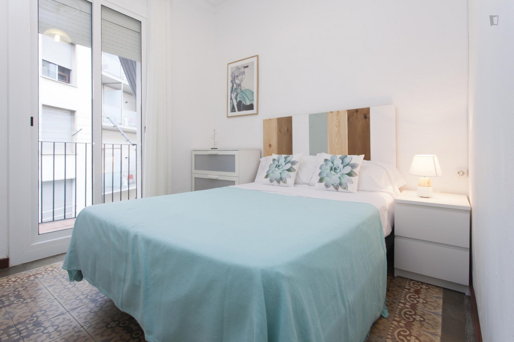 Pleasant 3-bedroom apartment in Dreta de l'Eixample  - Barcelone - chambre - ImmoJeune