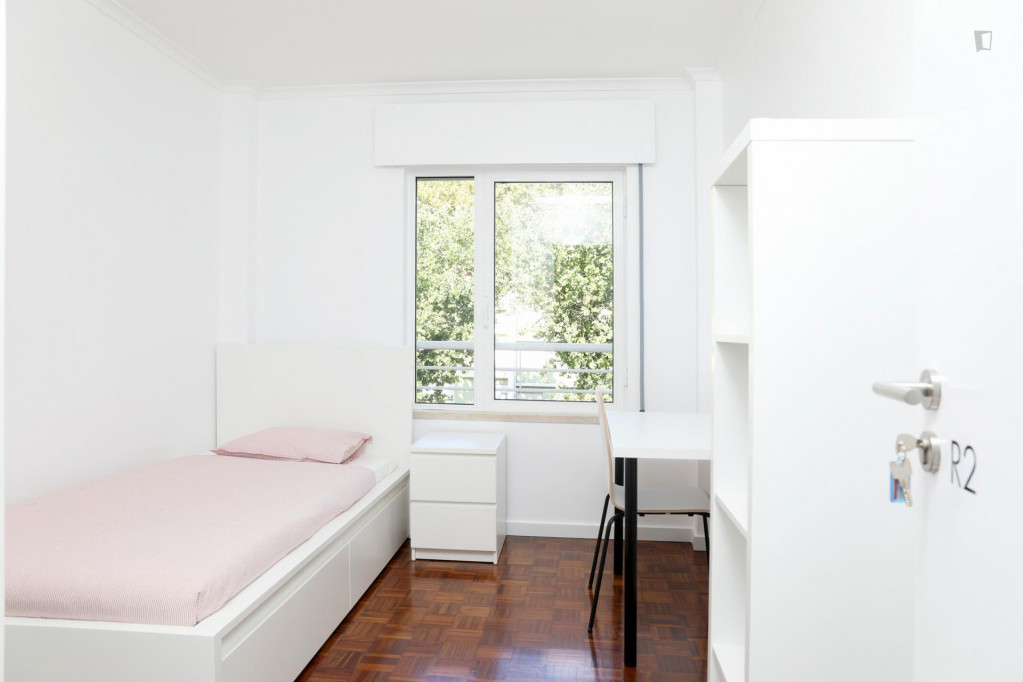 Single Bedroom in Newly Renovated Apartment in Colombo - Lisbonne - chambre - ImmoJeune