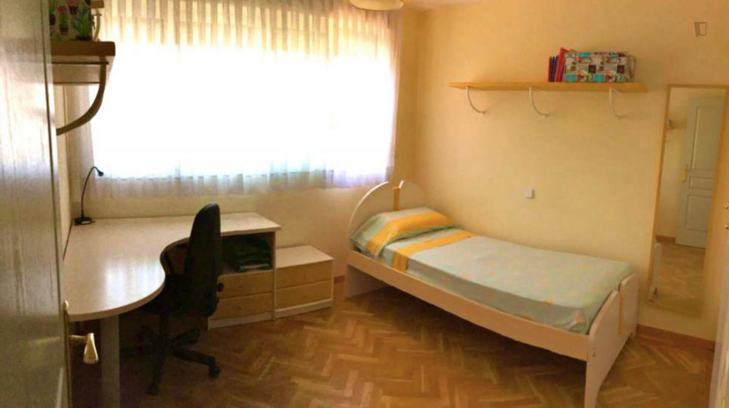 Single bedroom in a 3-bedroom apartment near Parque de Valdegrullas - Madrid - chambre - ImmoJeune