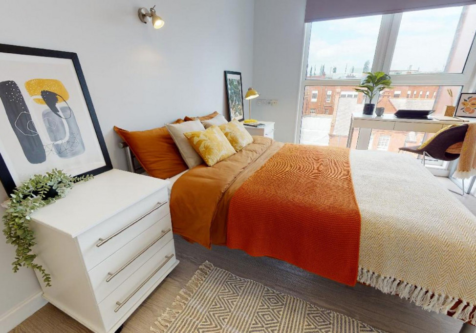 iQ Kerria Apartments - Manchester - chambre - ImmoJeune