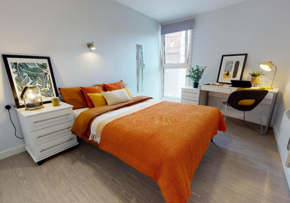 iQ Kerria Apartments - Manchester - chambre - ImmoJeune