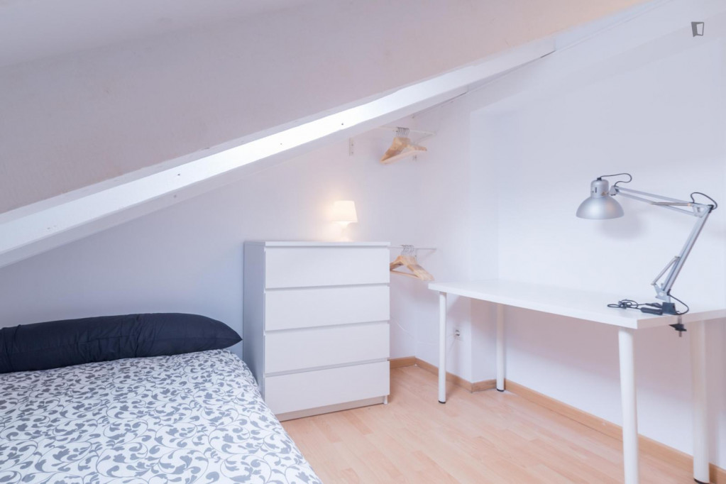 Charismatic double bedroom in Austrias - Madrid - chambre - ImmoJeune