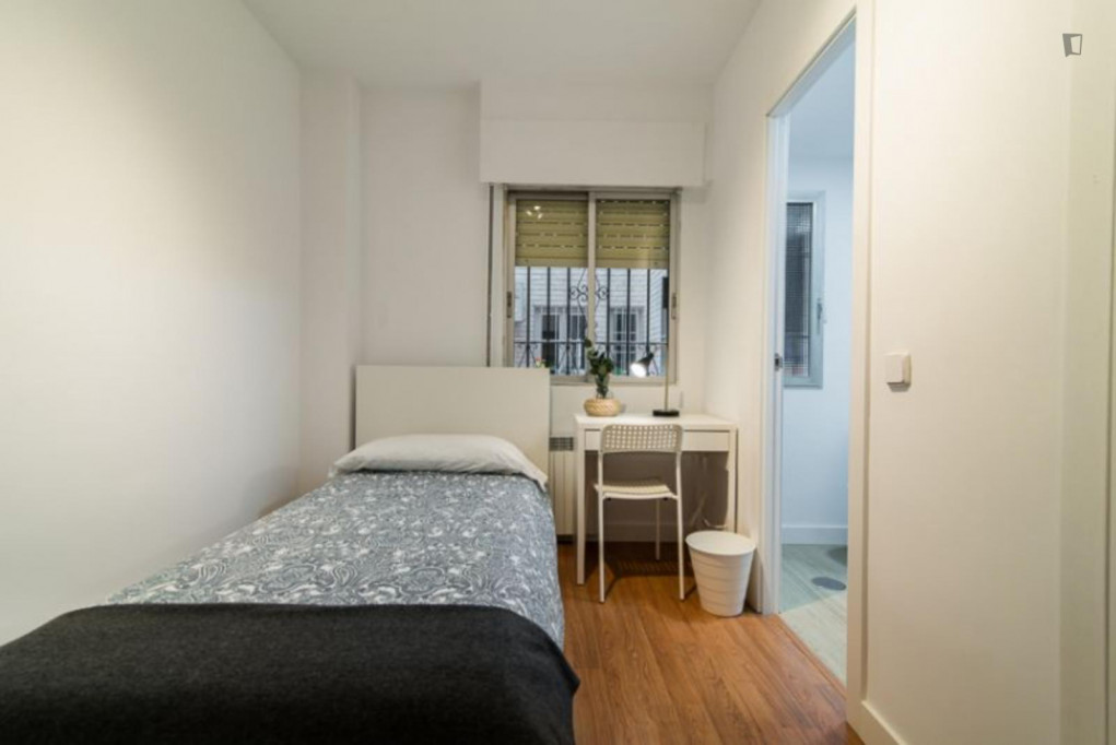 Delightful single ensuite bedroom near the Parque del Retiro - Madrid - chambre - ImmoJeune