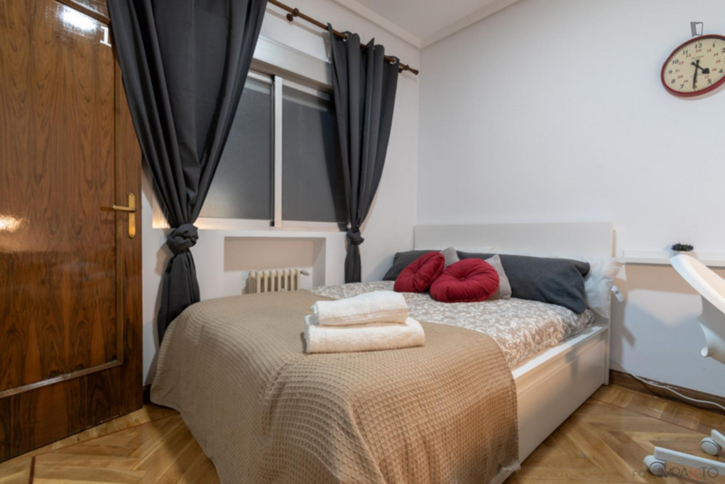 Double bedroom in 1-bedroom apartment - Madrid - chambre - ImmoJeune