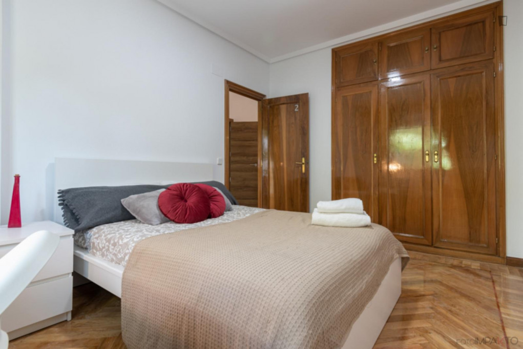 Double bedroom in 2-bedroom apartment - Madrid - chambre - ImmoJeune