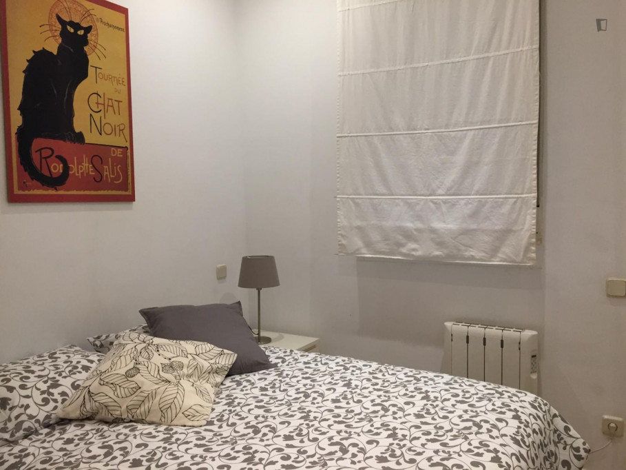Pretty 1-bedroom apartment next to the Quevedo metro, in the Chamberí district - Madrid - chambre - ImmoJeune