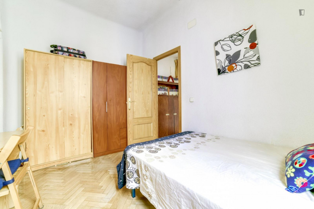 Cosy double bedroom not far from Escuela Técnica Superior de Ingenieros Industriales UPM - Madrid - chambre - ImmoJeune