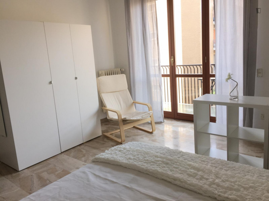 Lovely double bedroom with a balcony, in Citta Studi-Politecnico - Milan - chambre - ImmoJeune