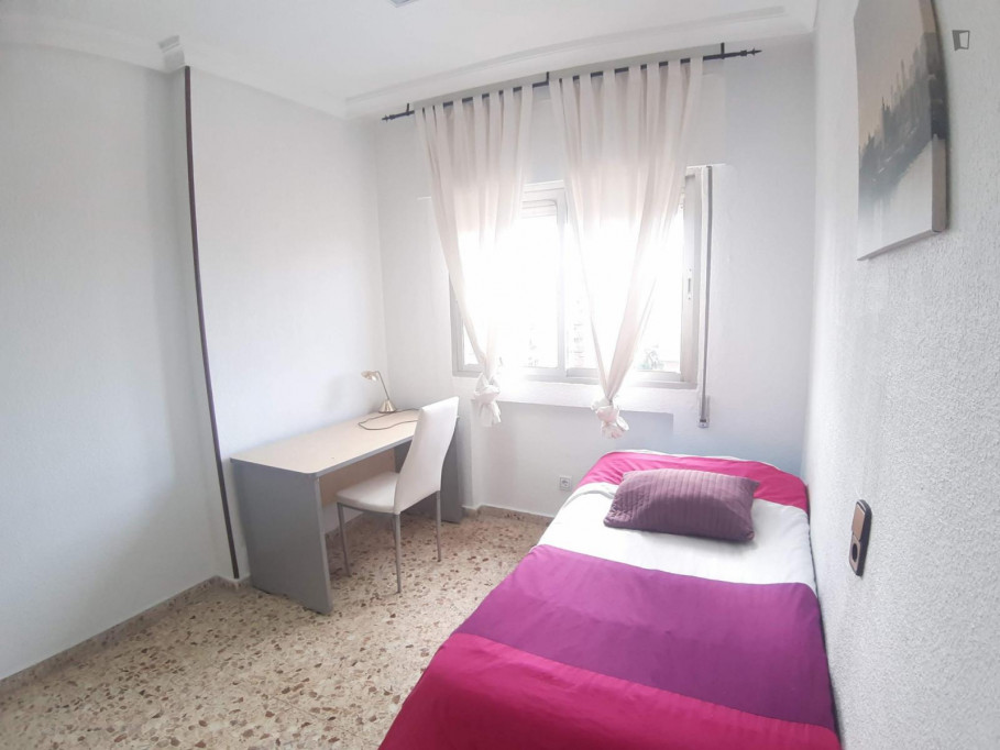Spacious single bedroom in a student flat, near Hospital Universitario Reina Sofía - Murcia - chambre - ImmoJeune