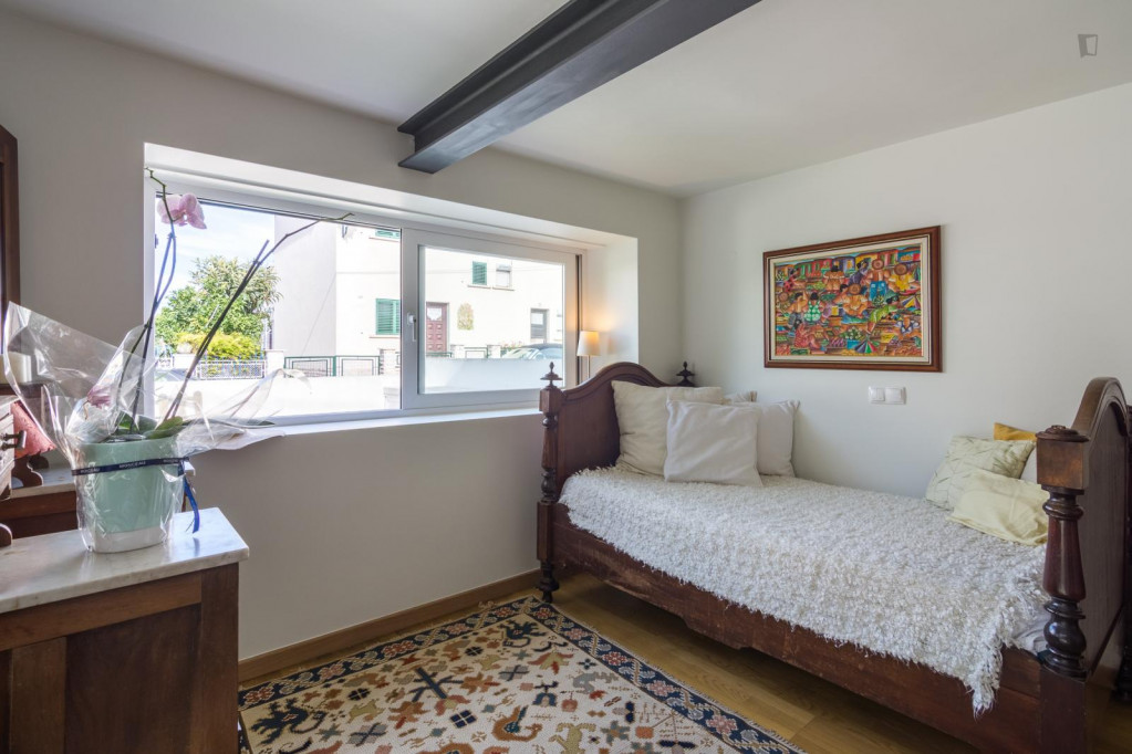 Fantastic studio with garden and a pool - Lisbonne - chambre - ImmoJeune