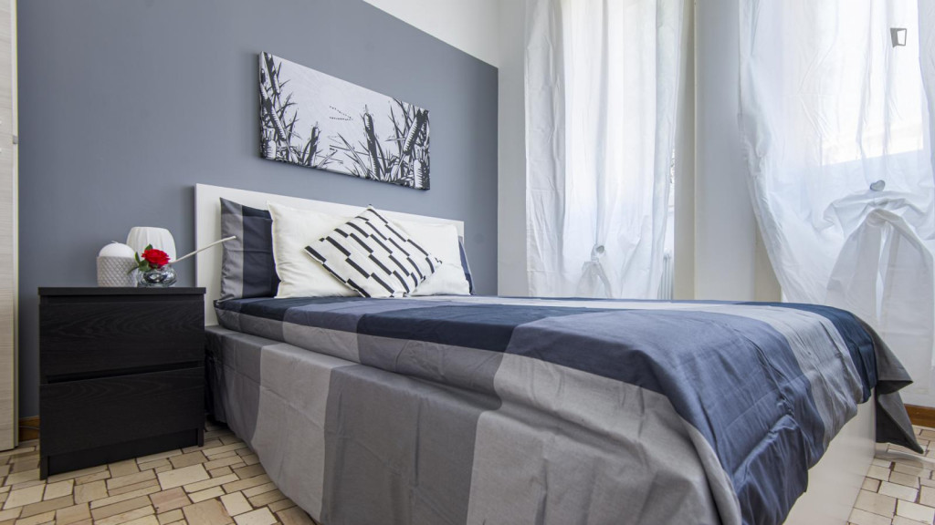Enjoyable double bedroom in a student flat, in Bande Nere - Milan - chambre - ImmoJeune