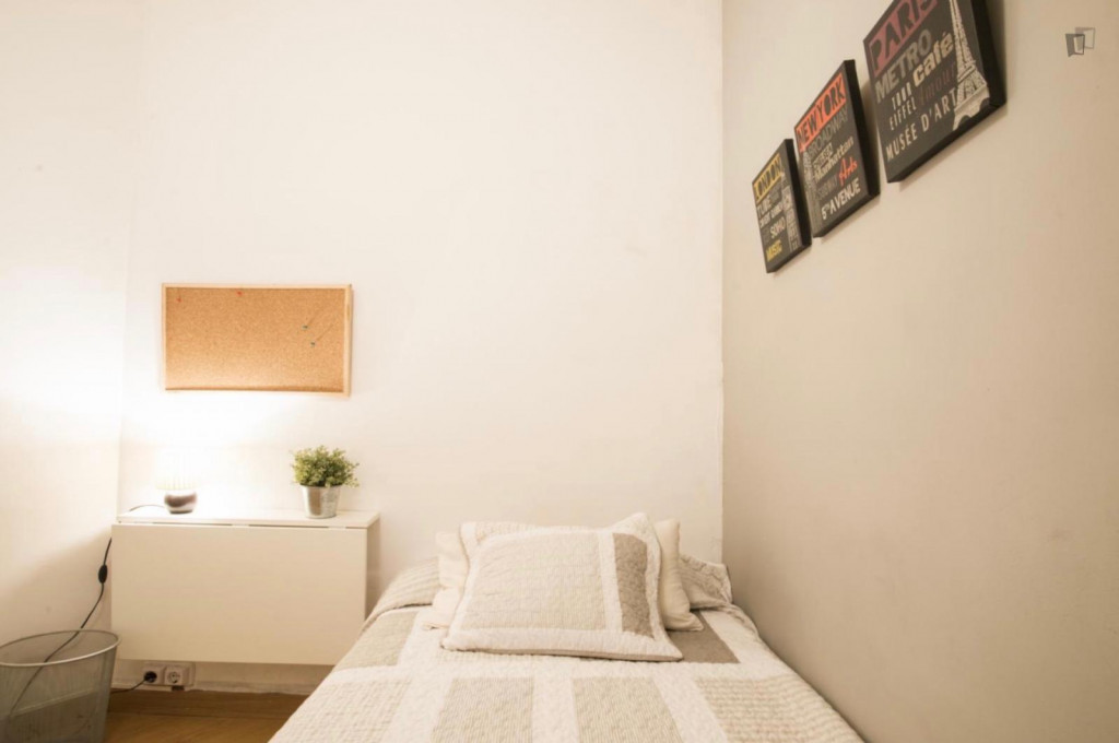 Cozy single bedroom in a great location - Barcelone - chambre - ImmoJeune