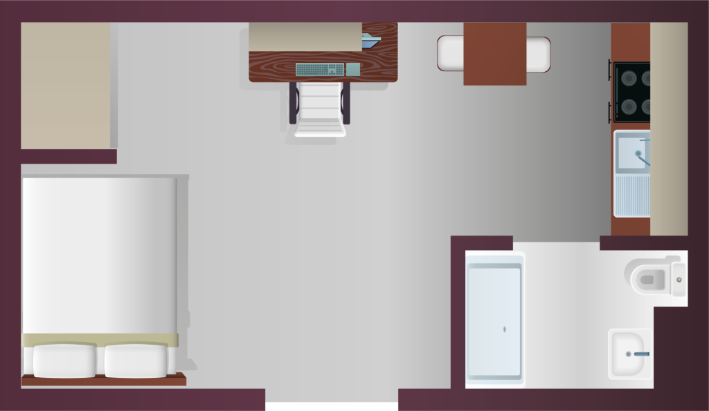 Duresme Court - Durham - chambre - ImmoJeune