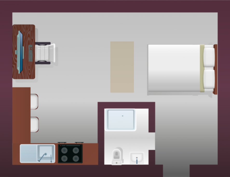 Duresme Court - Durham - chambre - ImmoJeune