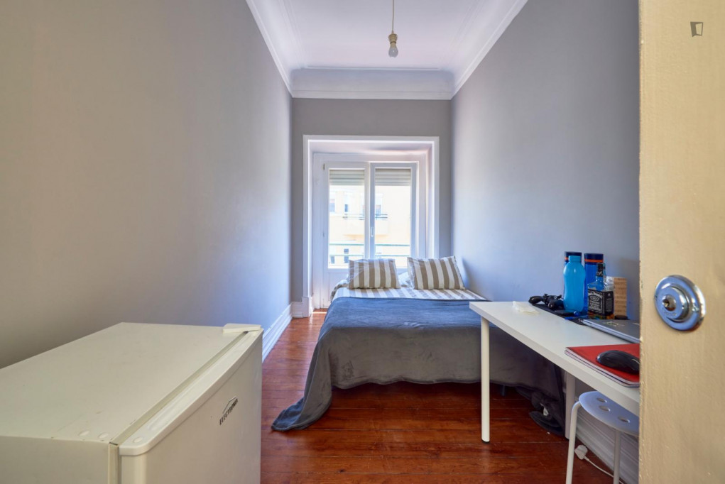 Nice double bedroom near Instituto Superior Técnico. This room is outside the house - Lisbonne - chambre - ImmoJeune