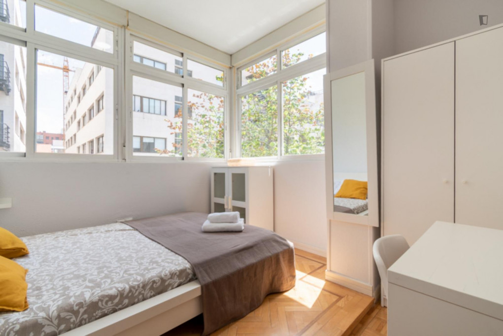 Double bedroom in 1-bedroom apartment - Madrid - chambre - ImmoJeune