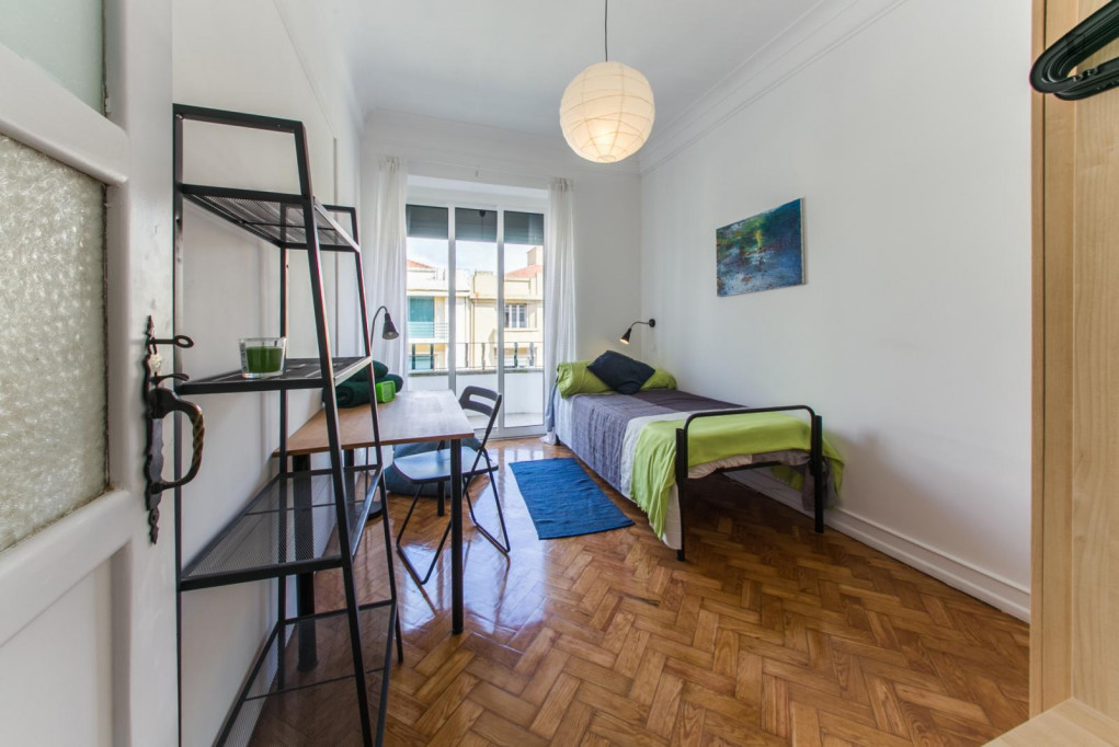 Stylish single bedroom in São Sebastião - Lisbonne - chambre - ImmoJeune