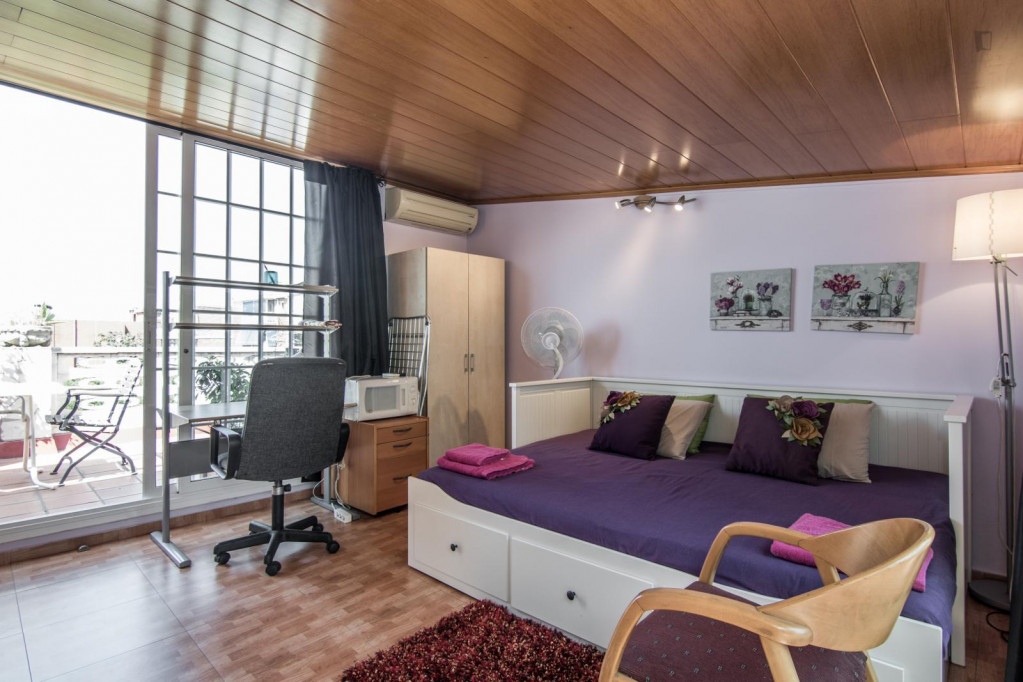 Exquisite studio apartment in La Font d'en Fargues - Barcelone - chambre - ImmoJeune